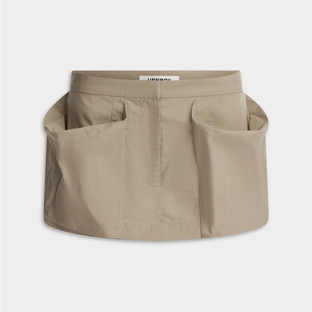 Venroy cotton Mini Skirt with detail Pockets